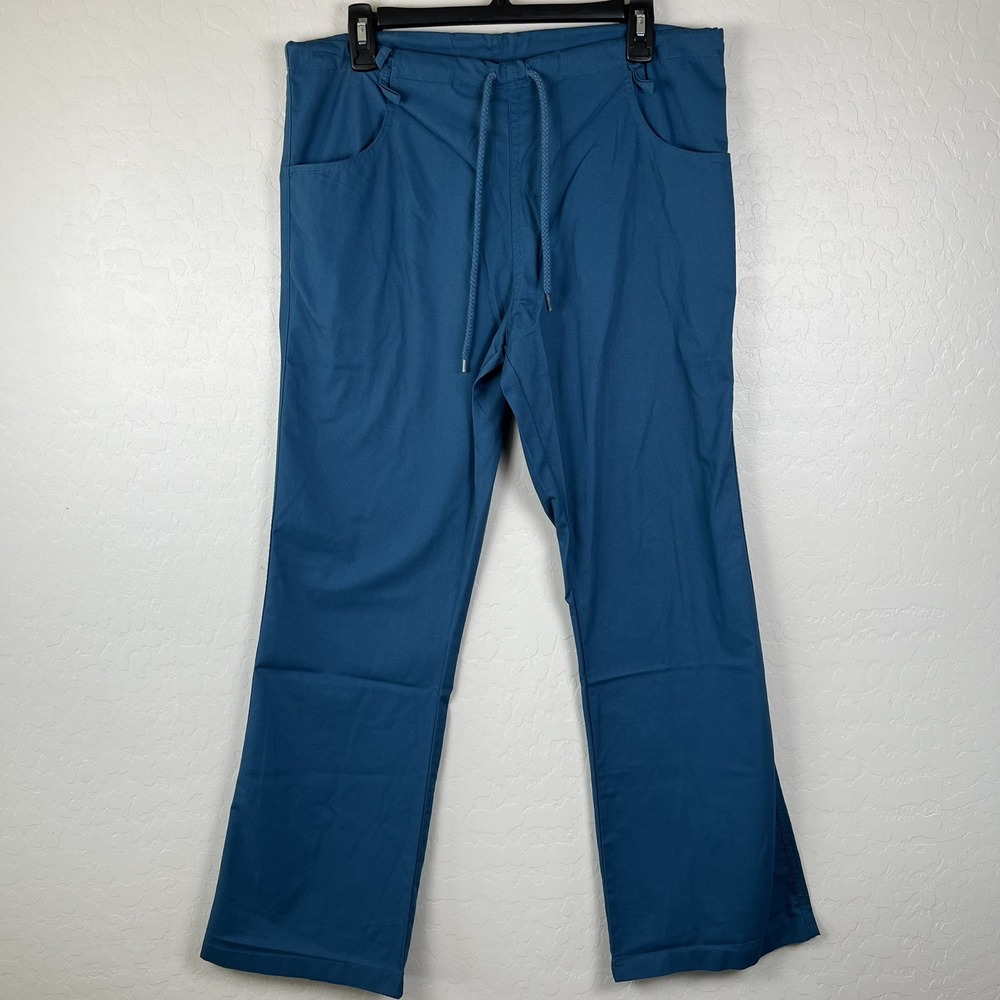 NWT‎ S.C.R.U.B.S. Unisex Complete Drawstring Pants Size XS Avg Navy Blue Bottoms